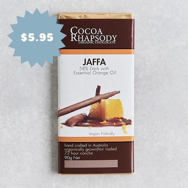 Cocoa Rhapsody Chocolate Jaffa 90g