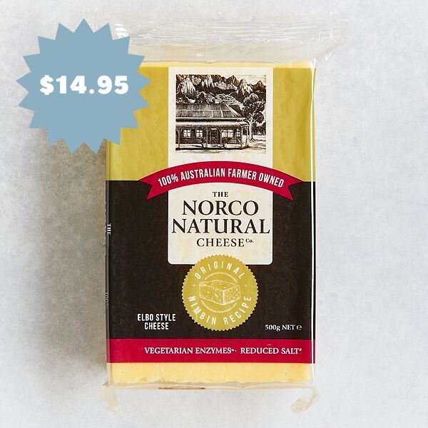 Norco Elbo Mild Cheddar Style Cheese Block 500g