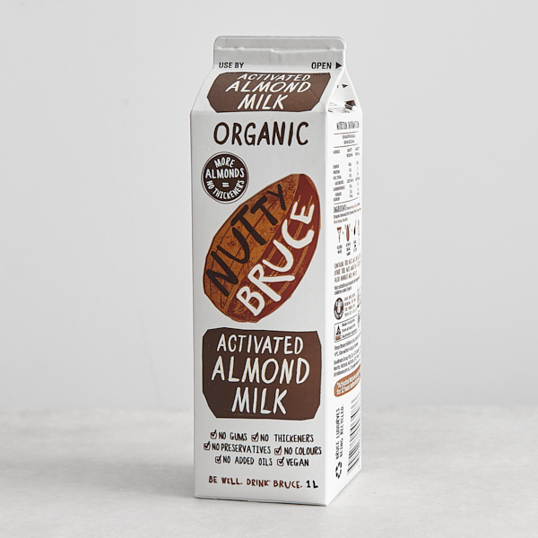 Nutty Bruce Fresh Almond Milk 1L