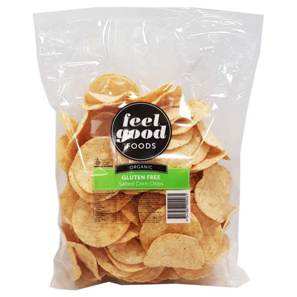 Feel Good Foods Corn Chips Lightly Salted 6x400g