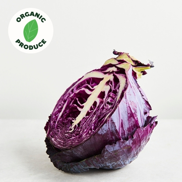 Cabbage Red Organic 1/2