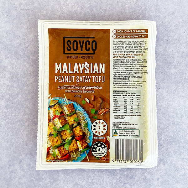 Soyco Tofu Malaysian Peanut Satay 200g