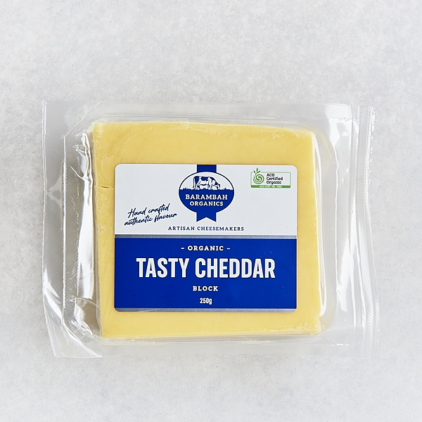 Barambah Cheddar Cheese Block 250g