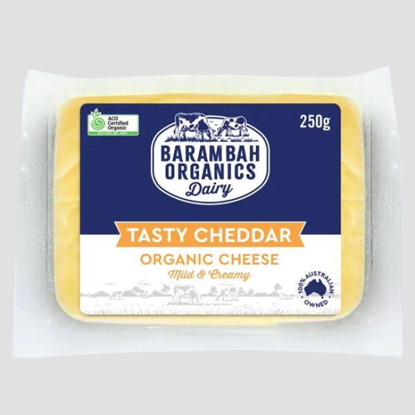 Barambah Cheddar Cheese Block 250g