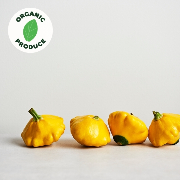 Squash Button Organic 300g