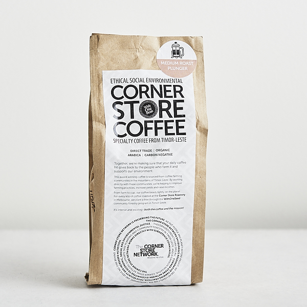 The Corner Store Network Coffee Ground Plunger 200g