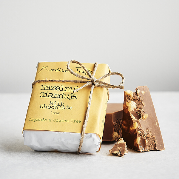 Monsieur Truffe Gianduja Milk Chocolate Hazelnut 155g