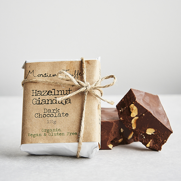 Monsieur Truffe Gianduja Dark Chocolate Hazelnut 155g