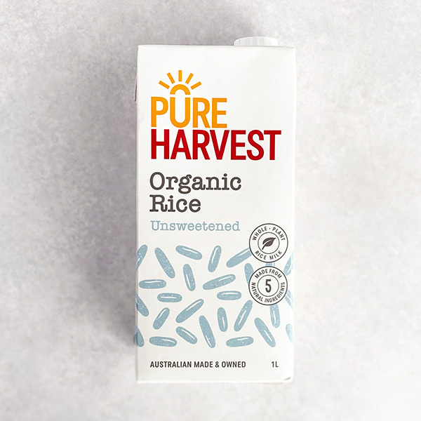 Pure Harvest Rice Milk with Calcium 12x1L CLEARANCE