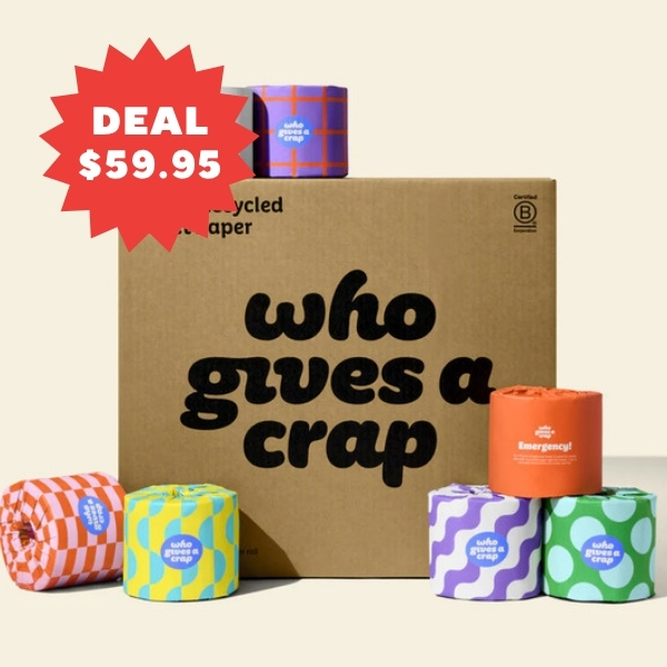 Who Gives A Crap Toilet Paper 48 rolls