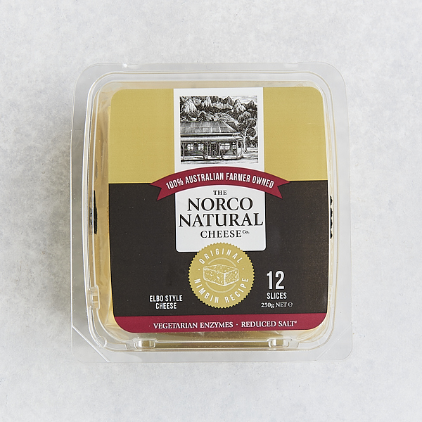 Norco Elbo Mild Cheddar Style Cheese Slices 250g