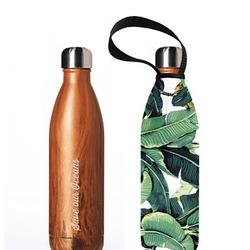 BBBYO Future Bottle 750ml & Carry Cover Banana Leaf