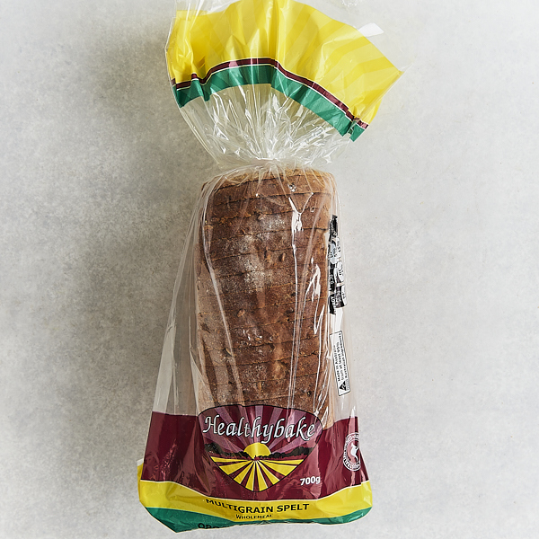Healthybake Bread Wholemeal Spelt Grains & Seeds Sliced 700g