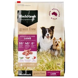 Black Hawk Grain Free Lamb Dry Dog Food 7kg VALUE BULK BUY