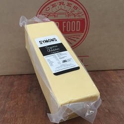 Symons Cheddar Cheese VALUE BULK BUY 2.4kg