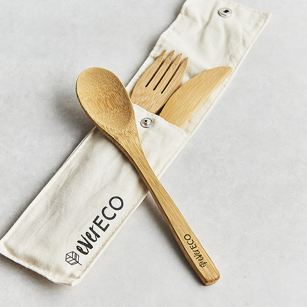 Ever Eco Bamboo Cutlery Set CLEARANCE