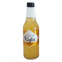 The Good Seed Kefir Ginger Soda VALUE BULK BUY 12x330ml