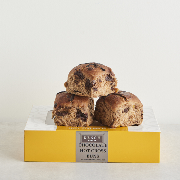 Dench Easter Hot Cross Buns Chocolate Orange 6 pack