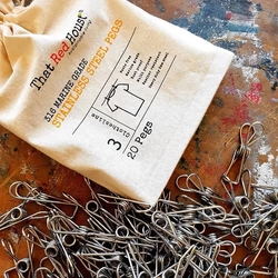 That Red House Stainless Steel Pegs Pack of 20
