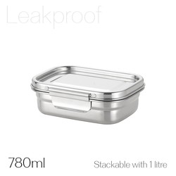 Avanti Dry Cell Stainless Steel Leakproof Food Container 780ml