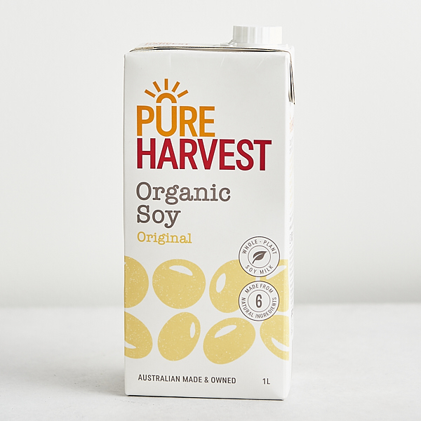 Pure Harvest Soy Milk Original 12x1L
