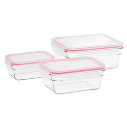 Glasslock Ovensafe Glass Container Set of 3