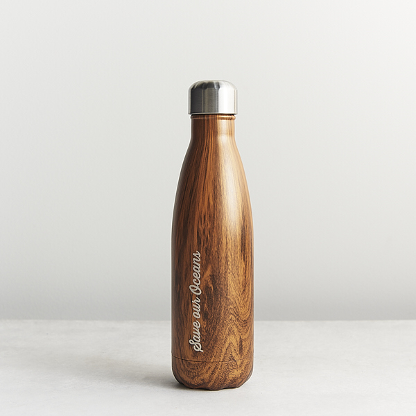 BBBYO Future Bottle Woodgrain 500ml