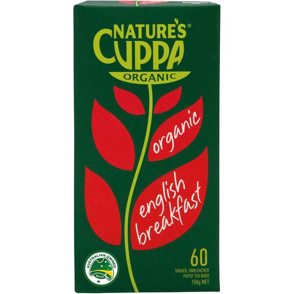 Nature's Cuppa English Breakfast Tea 60 bags
