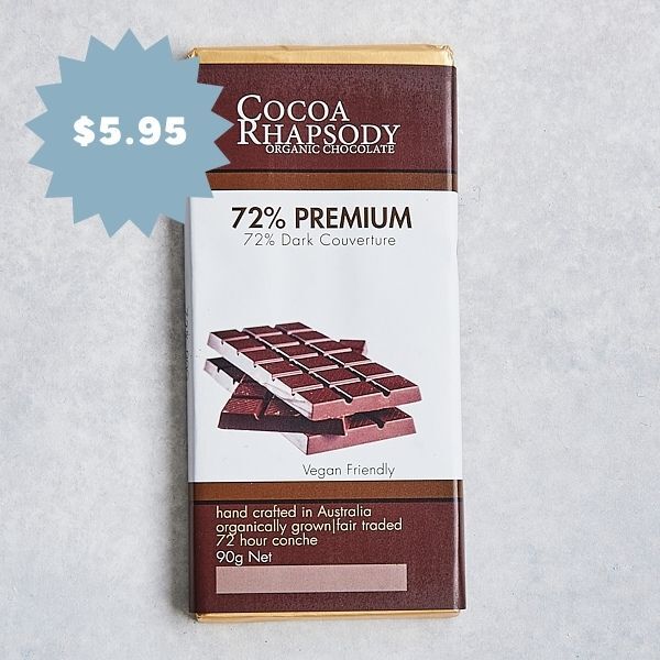 Cocoa Rhapsody Chocolate Dark 72% Premium 90g