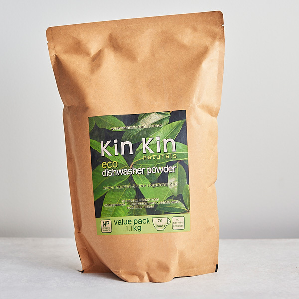 Kin Kin Naturals Dishwasher Powder Lemon Myrtle Lime 1.1kg