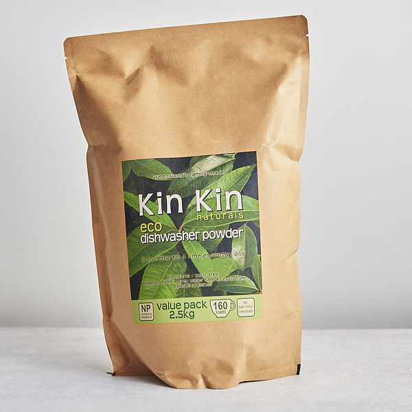 Kin Kin Naturals Dishwasher Powder Lemon Myrtle Lime 2.5kg