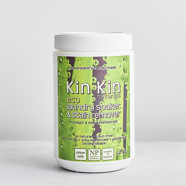 Kin Kin Naturals Laundry Soaker & Stain Remover Eucalypt Lime 1.2kg