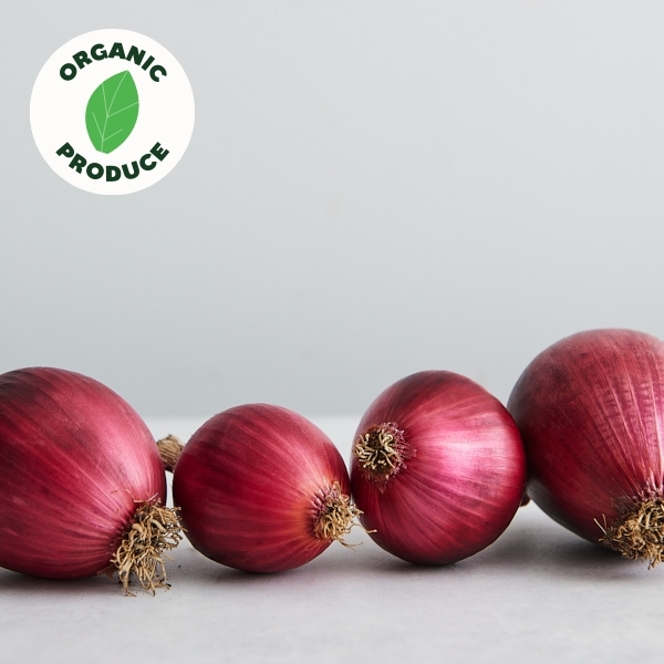 Onions Red Organic  500g