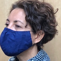 Face Mask Reusable with Nose Clip- Adult Size Cotton from Sisterworks (1 per pack)