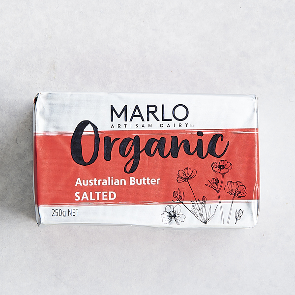 Marlo Organic Grass Fed Butter Salted 12x250g