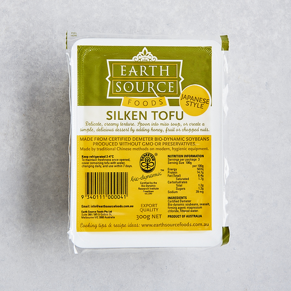 Earth Source Tofu Silken 300g