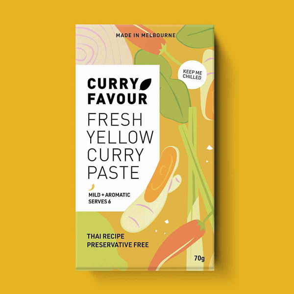 Curry Favour Fresh Yellow Curry Paste 70g