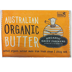 True Organics Grass Fed Butter Salted 250g