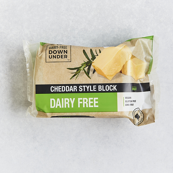 Dairy Free Down Under  Cheddar Style Block 200g