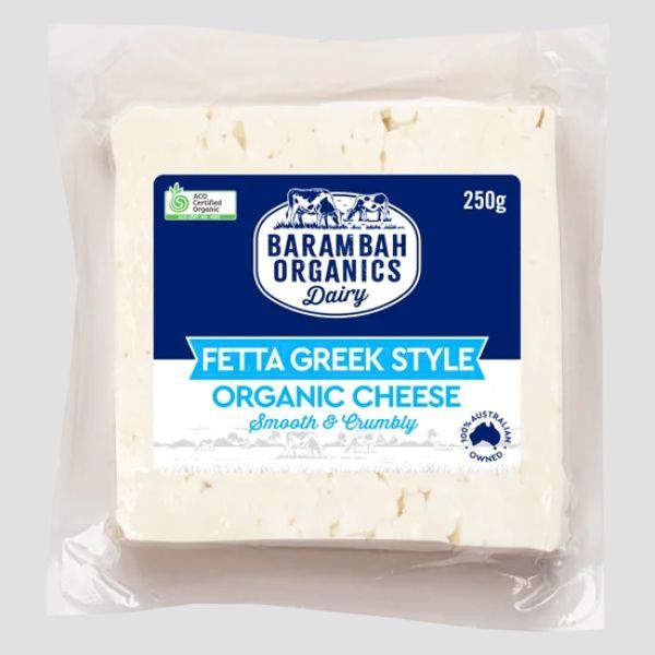 Barambah Greek Style Fetta Cheese 250g
