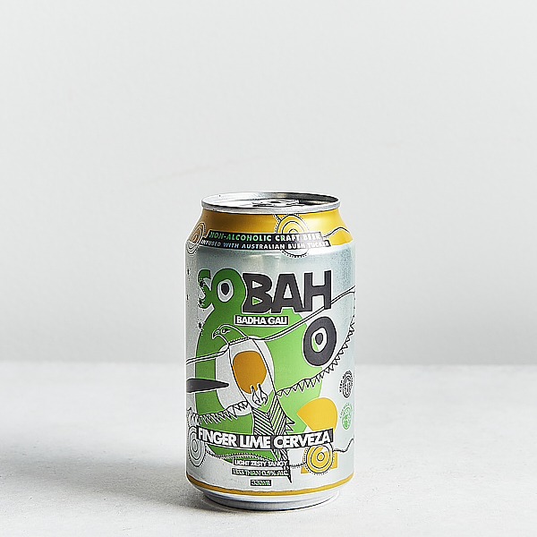 Sobah Finger Lime Cerveza alc-free 4x330ml