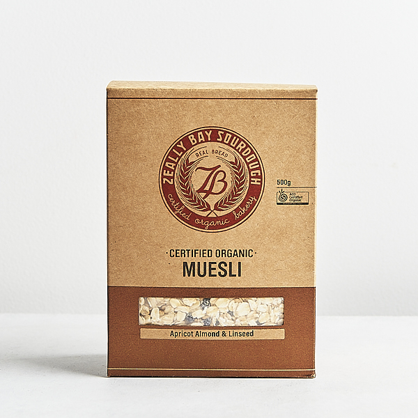 Zeally Bay Muesli Apricot, Almond & Linseed 500g