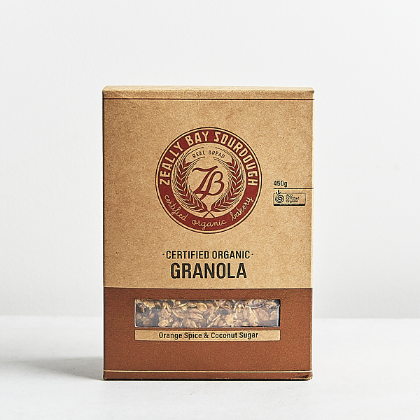 Zeally Bay Granola Orange Spice & Coconut Sugar 450g