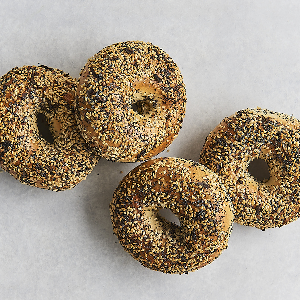 5 & Dime Bagels Everything pack of 4