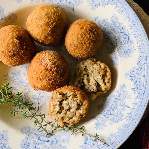 Arancini 4 All Roasted Portobello Mushroom, Thyme & Cream Cheese pack of 10