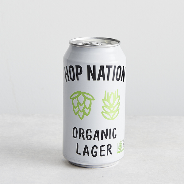 Hop Nation Organic Lager 4x375ml