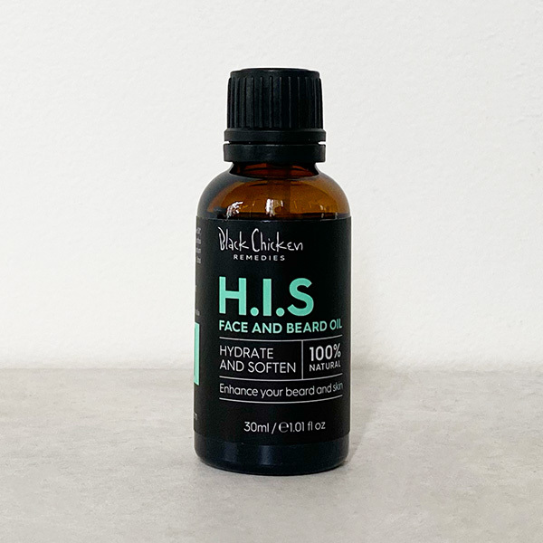 Black Chicken Remedies H.I.S Face And Beard Oil 30ml