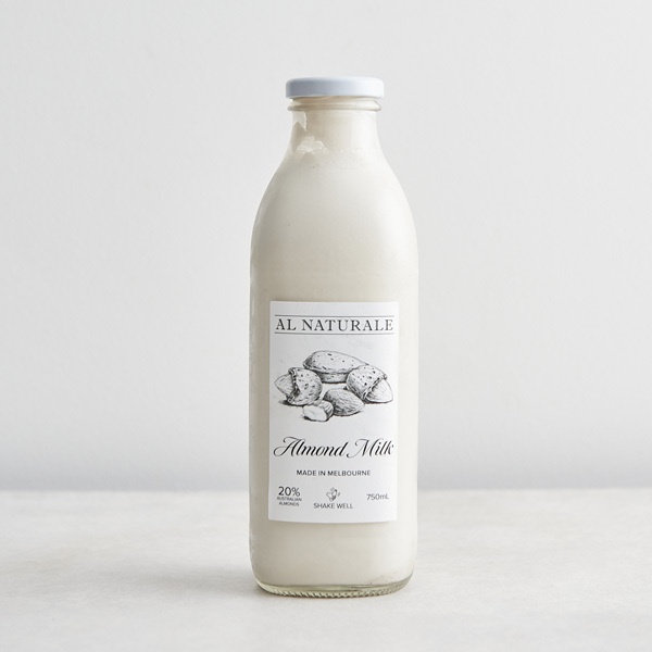 Al Naturale Almond Milk Glass Bottle 750ml