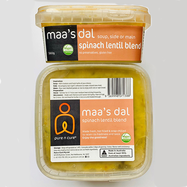 Maa's Dal Spinach and Lentil Blend 560g