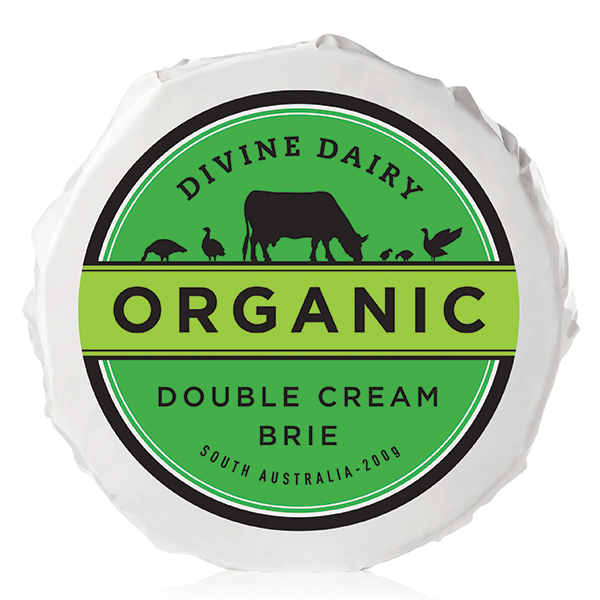 Divine Dairy Double Cream Brie 200g